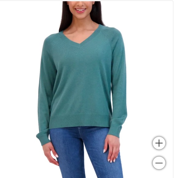 NWT Lucky Green Brand Ladies' V-Neck Sweater - Picture 1 of 7